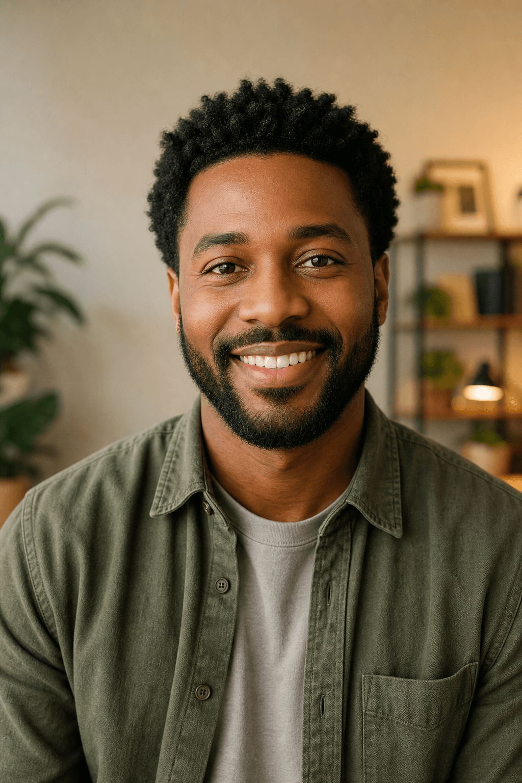 Marcus smiling